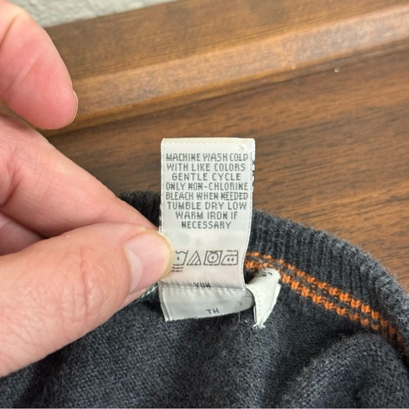 Dockers Men's Classic Fit Gray V-Neck Cotton Sweater Size L - Picture 6 of 7